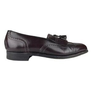 Florsheim Mens Dark‎ Brown 30495 Almond Toe Slip On Loafer Shoes Size 10.5 D